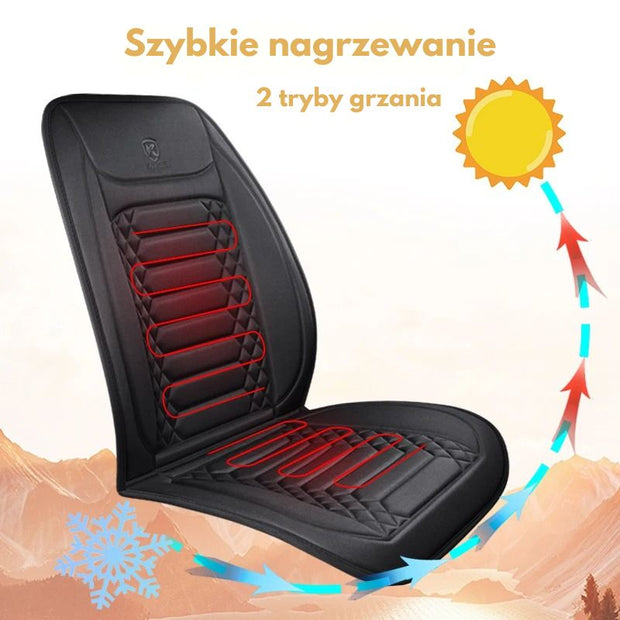 Uniwersalna mata grzewcza na fotele samochodowe