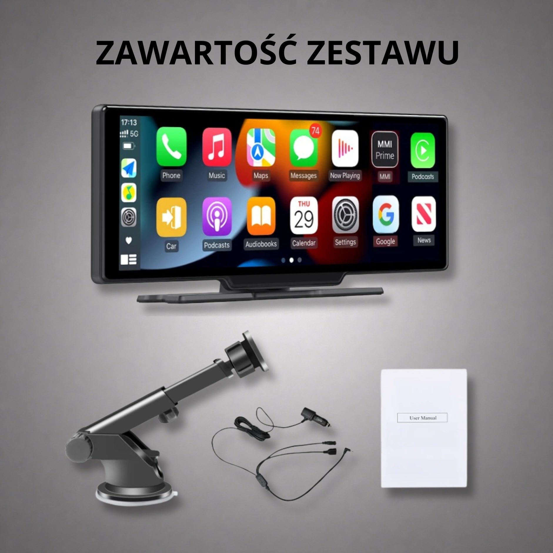 Luxario NaviLink - Ekran CarPlay i Android Auto
